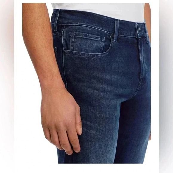 Men’s 7 for all mankind denim straight fit jeans sz 34x28 - Picture 3 of 6